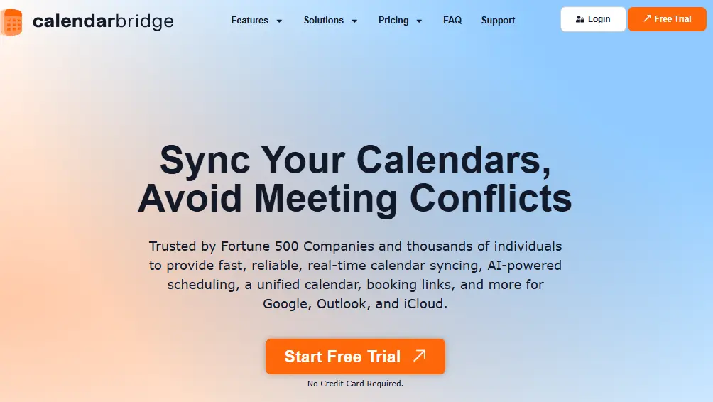 CalendarBridge — real-time calendar synchronization with AI scheduling assistant